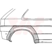 VAN Wezel Reparaturblech Seitenwand Hinten Rechts FüR VW Golf III 1H1 1E7