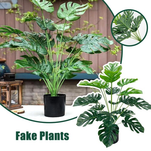 Fake Plants Large Artificial Floor Faux Plants Indoor Tall for Home
