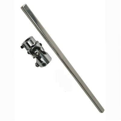 GM Box 3/4''-30 Spline X 3/4'' DD U Joint & 22'' Polished Steering Shaft