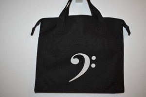 Black Clef note music bag 15"x12.5"- EXCELLENT condition