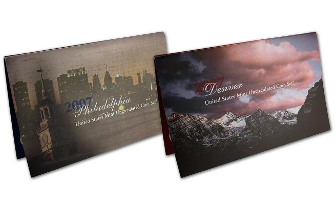 2007 United States Mint Uncirculated Coin Set ~ OGP Unopened Box ~ U07 - Image 2 of 4