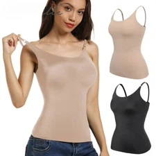 Women's Tummy Control Shapewear Smooth Body Shaping Camisole Tank Tops Slimming