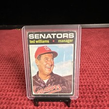 Topps Ted Williams Manager #380 Washington Senators MLB 1971 Baseball Card