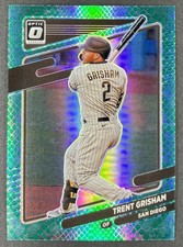 2021 Donruss Optic - Trent Grisham #125 Green Dragon Scales /88 SSP