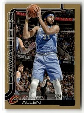 Jarrett Allen 2025-26 Topps #85 Gold #/2025
