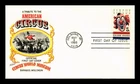 US COVER AMERICAN CIRCUS CLOWN FDC SCOTT 1309 BARABOO WISCONSIN INSERT