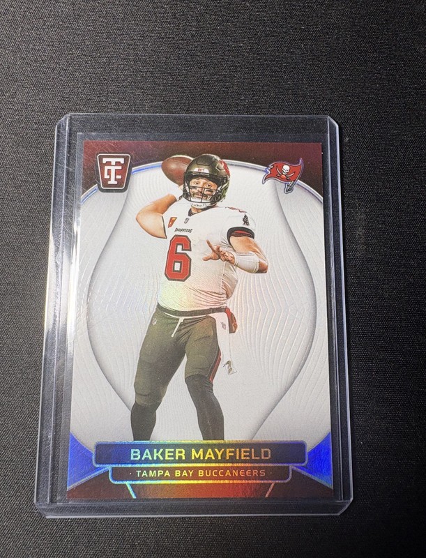 2024 Panini Totally Certified - Baker Mayfield #87 Mirror Platinum White /40