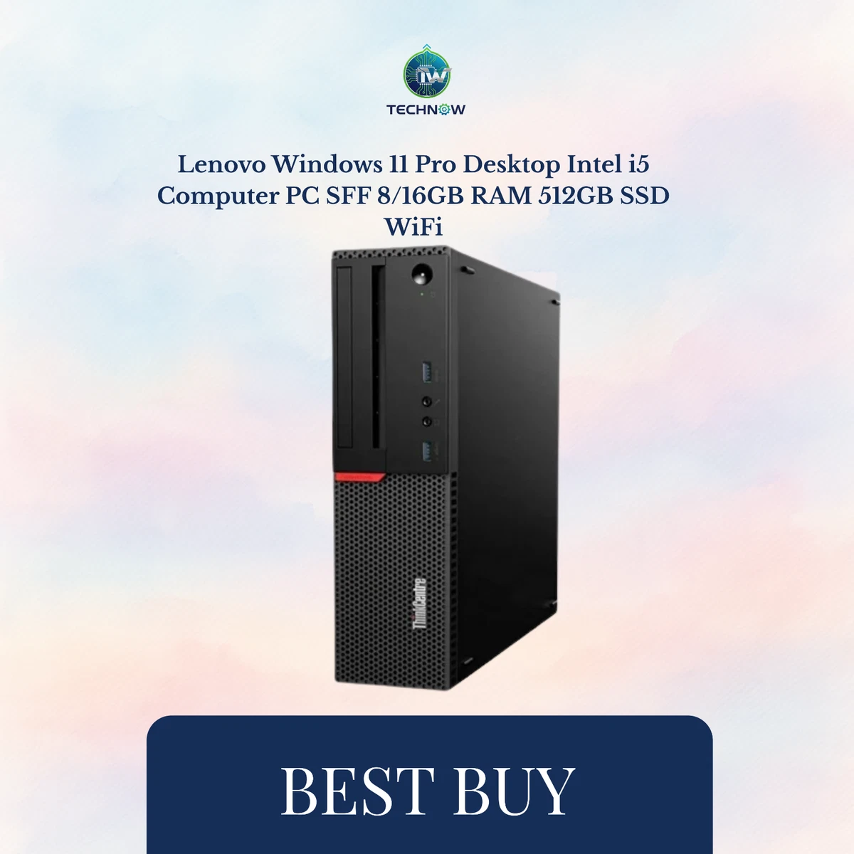 Lenovo Intel Core i5 6th Gen. 8 GB RAM PC Desktops & All-In-One