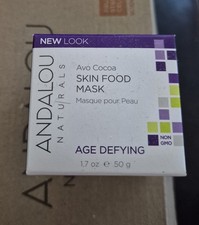 Andalou Naturals Face Mask Avo Cocoa Skinfood Mask Age Defying 50g NEW