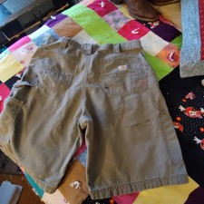 Carhartt Carpenter Shorts Mens 36 Paint Marks