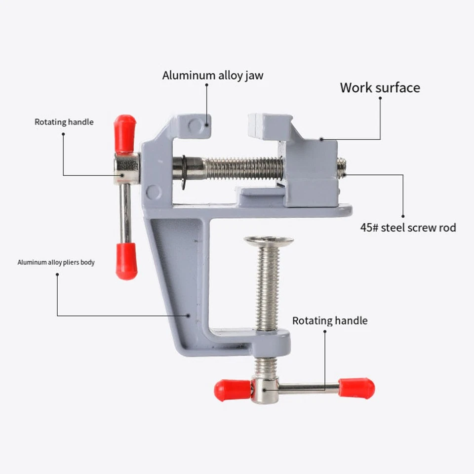 On Hobby Work Bench Desk Clamp Small Mini Fixed Table Top 30mm ŋ - Image 3 of 4