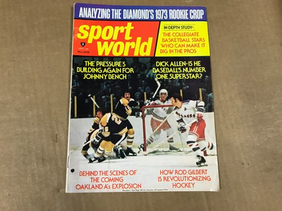 #ad VTG Sport World Magazine quot;Pressure#x27;s Building Again For Johnny Benchquot; April $29.95