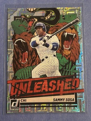 2021 Panini Donruss - Unleashed Sammy Sosa #UNL18 Vector CHICAGO CUBS