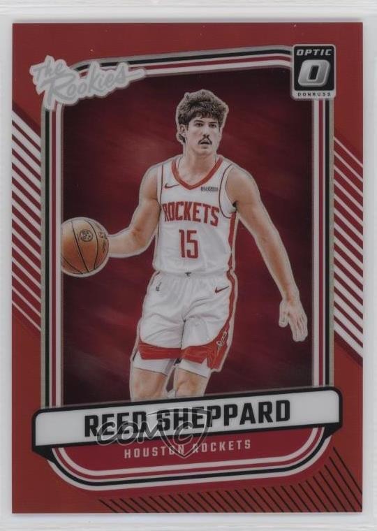 2024-25 Panini Donruss Optic The Rookies Red Prizm /99 Reed Sheppard #3 RC
