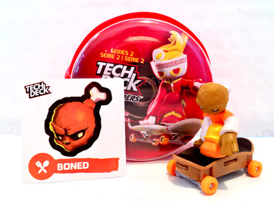 Tech Deck Free Riders Blind Pack Boned Figure With Skateboard --PLEASE READ--