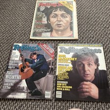 Lot of 3 Rolling Stone Magazines Paul McCartn...