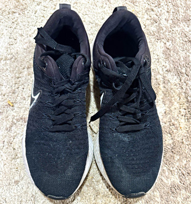 Nike React Infinity Run Flyknit 2 Black/White Men's Low Top Running CT2357-002