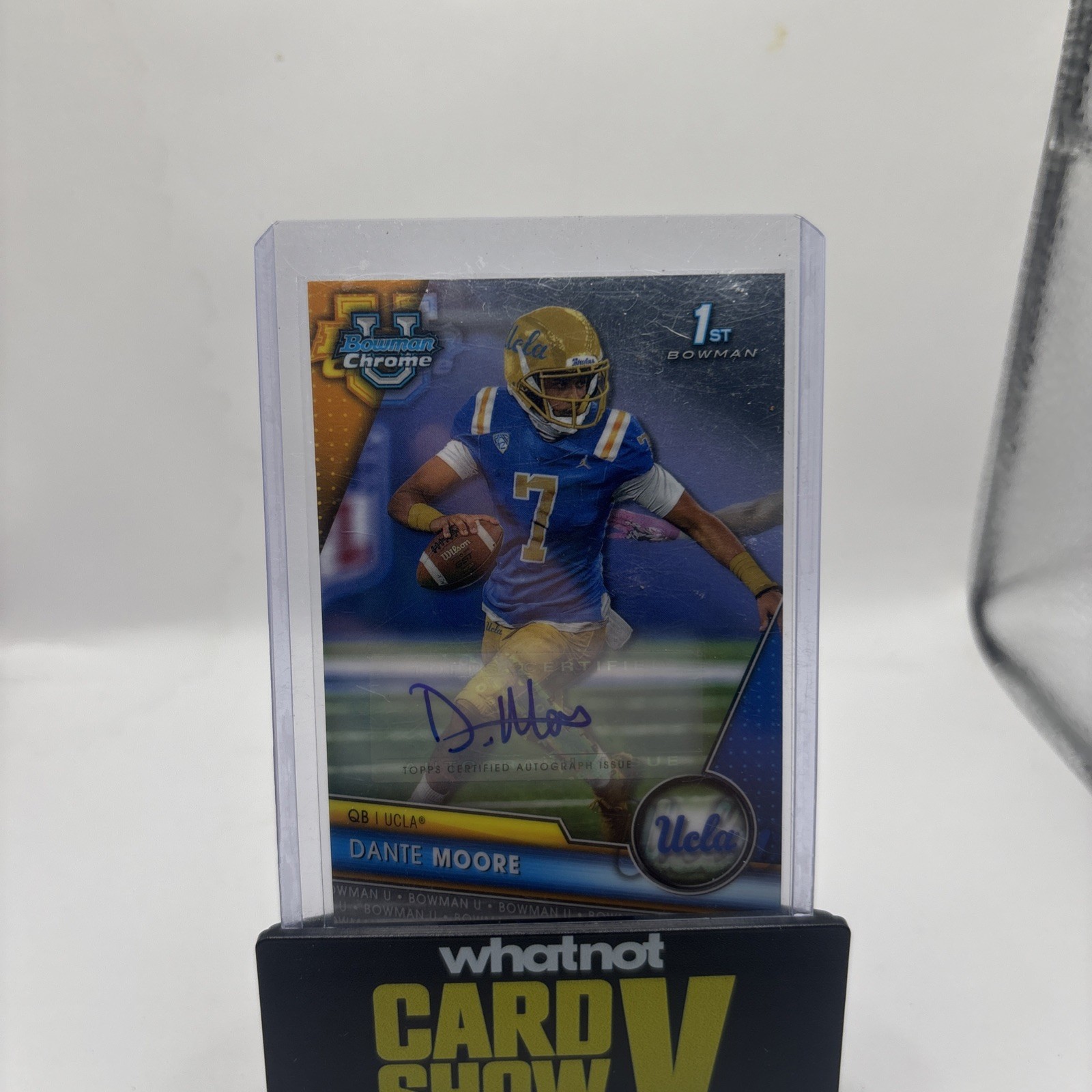 2023 Bowman Chrome University Dante Moore 1st Chrome Auto #133