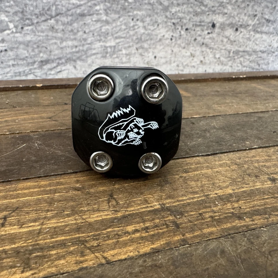 Mongoose Fuzz Extreme BMX Bike Stem 1 1/8 Threadless 22.2mm Black 4 Bolt - Image 2 of 4