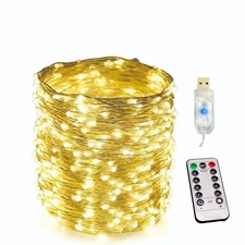 Remote USB LED String Lights 8 Modes 5-30M Fairy Garland Holiday Lamps
