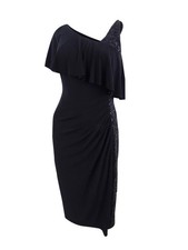 Lauren by Ralph Lauren Women's Mesh-Panel Sequin Dress 2, Black 789022568902
