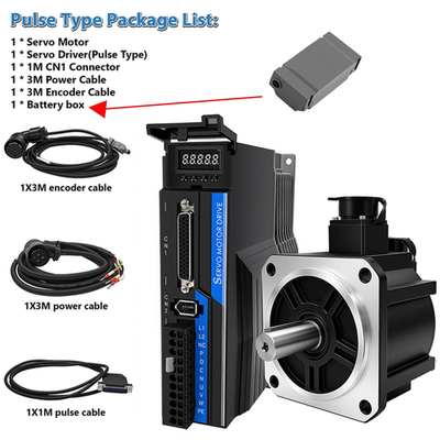 CNC Multi-Turn Servo Motor Drive Kit 1.23.8 kW 21-Bit Absolute Encoder  Ethernet | eBay