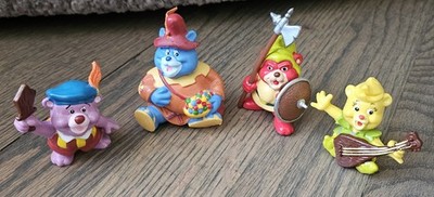 Vintage  Disney Gummi Bears Action Figure Lot Of 4  Applause  1985  Adorable