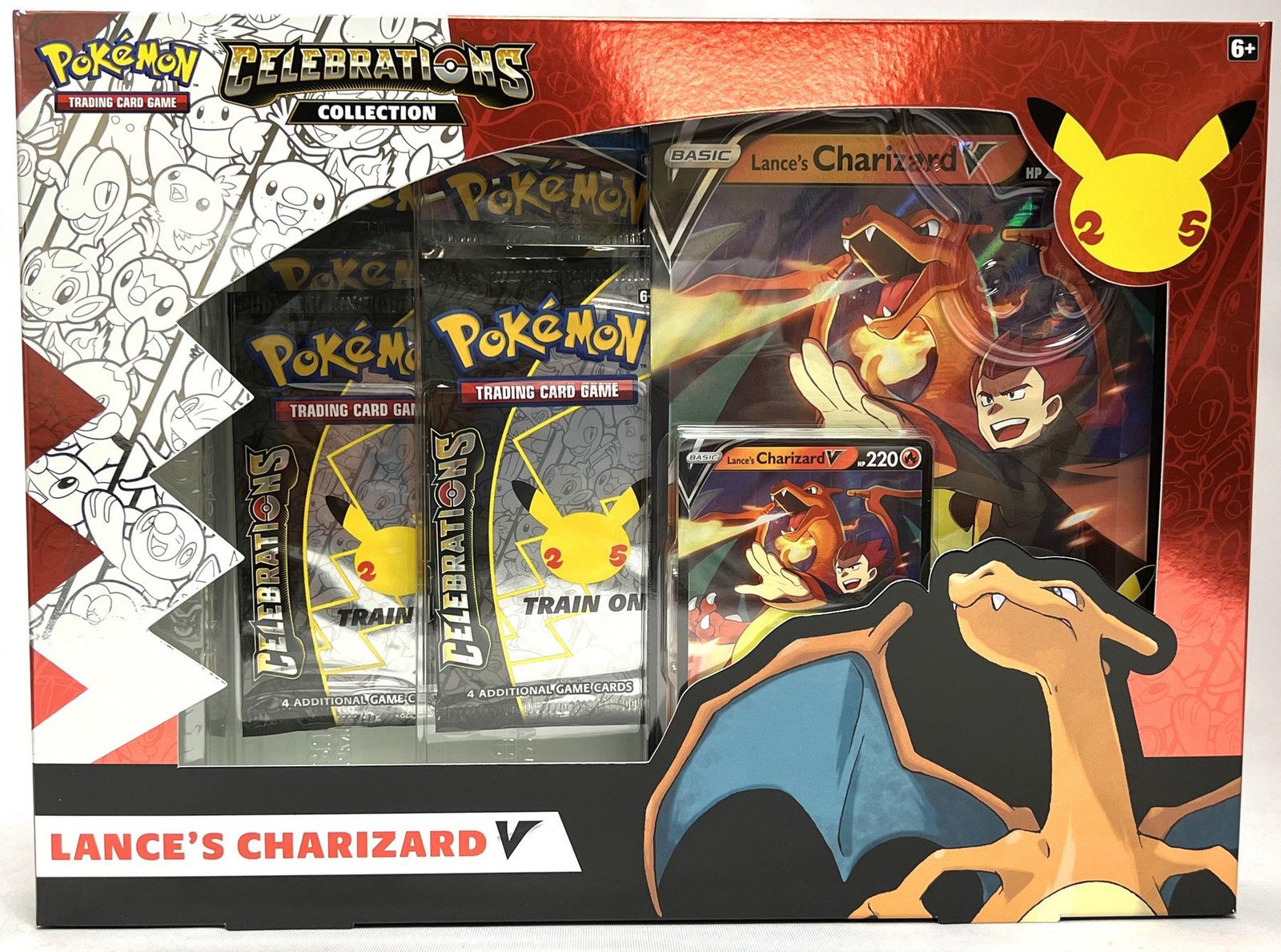 POKEMON: CELEBRATIONS COLLECTION LANCE'S CHARIZARD V BOX