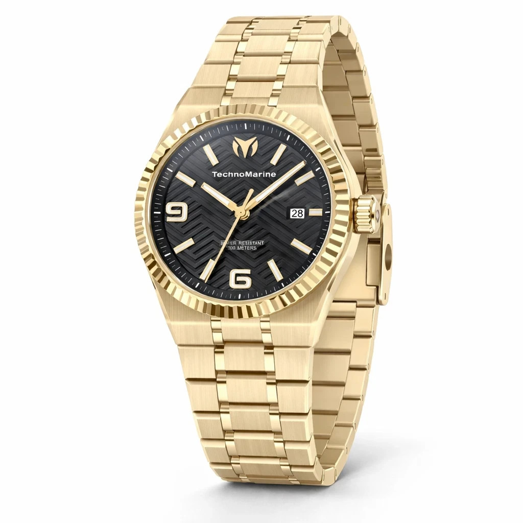 TechnoMarine TERRA NOVA Men's Watch - 42mm Gold (TM-225057) for