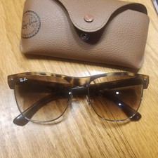 Ray Ban Oversized Clubmaster RB4175 4175 Havana Size 57/16 Case Included