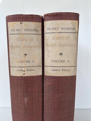 Secret Memoirs Court Of Marie Antoinette 2 Volume Ltd  Numbered Edition Grolier - Bild 2 von 22