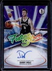 2025 Topps Chrome Danny Wolf Future Stars Autographs (RAW)