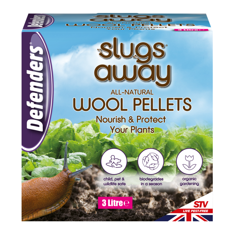 3L Slugs Away All Natural Wool Pellets Slug Deterrent Protect Gardens