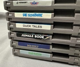 Nintendo NES Spiele Sammlung - 10 Spiele - Kirby`s Adventure - Turtles 2 Top Gun