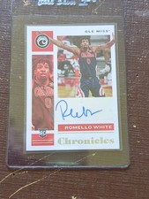 Romello White 2021-22 Chronicles Draft Picks Rookie Auto Card #CR-RWH