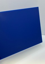 Acrylic Plexiglass Sheet-1/8" 3mm thick-Blue Transparent-12" x 12"