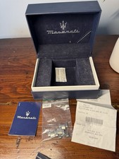 orologio maserati uomo r8853121 quarzo 44mm nero silver data wr 50m scatola