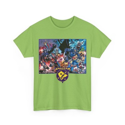Amalgam T-Shirt - DC Vs Marvel Comics - 1990s - Jim Lee Art - Dark Claw, Amazon