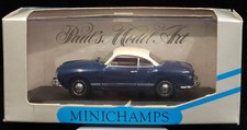 Minichamps VW Volkswagen Karmann Ghia 1955-1959 Pauls Model Art Car 1:43 Blue