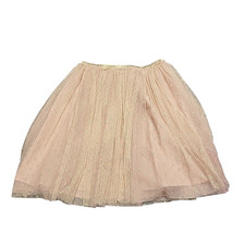 Kids Girls Everyday Pull On Skirt with Gold Embroidery X-Large Size 14 Pink