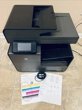HP X576dw Printer – Fully Functional – Clean Prints – Minor Color Test Issue