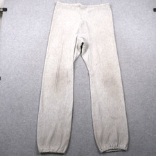Vintage 90s Champion Sweatpants M Medium Drawstring USA Made Gray Gym Gusset