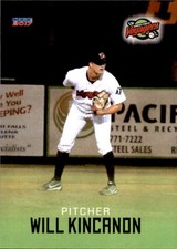 2017 Great Falls Voyagers Choice #16 Will Kincanon Riverside Illinois IL Card