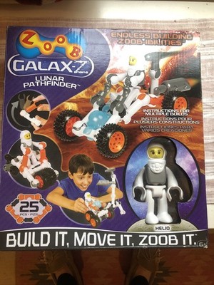 ZOOB Galax-Z Lunar Pathfinder Build It Move It Zoob It Brandneu Helio