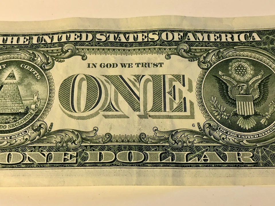 2017A $1 Dollar Bill 4 Digit Low Serial Number F00001155A Four Zeros In A Row - Image 4 of 4