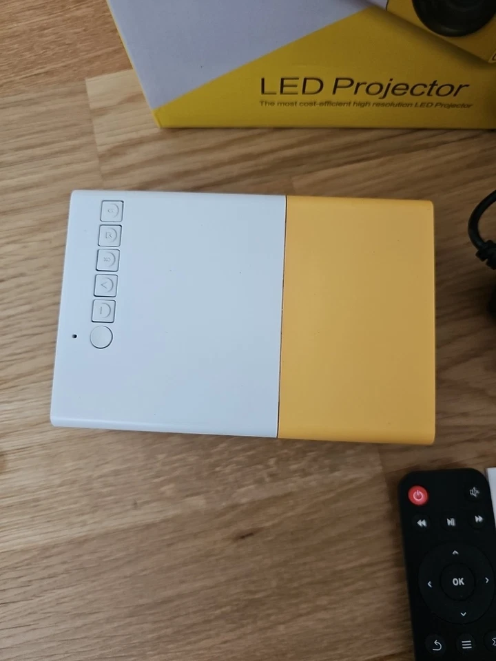 LED Multimedia Projector – 1080p Support – HDMI, USB, iPhone Compatible - Image 2 of 4