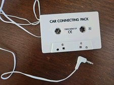 Car Cassette Tape Adapter AUX 3.5mm Audio Headphone Jack for Smartphone MP3 iPod