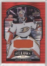 2020-21 Upper Deck Allure Red Rainbow Jerseys John Gibson #18 0kg2