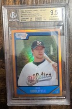 2007 Bowman Draft Picks & Prospects Sean Doolittle /25 Chrome Orange Refractor