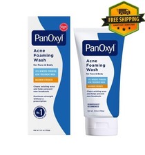 PanOxyl Foaming Acne Cleanser, 10 Benzoyl Peroxide, Maximum Strength - 5.5 oz